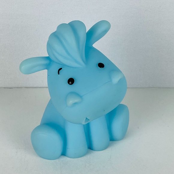 Infantino Tub O'Toys Rubber Toy Blue Horse Pony Bath Toy Kids Pretend Play - Picture 1 of 5